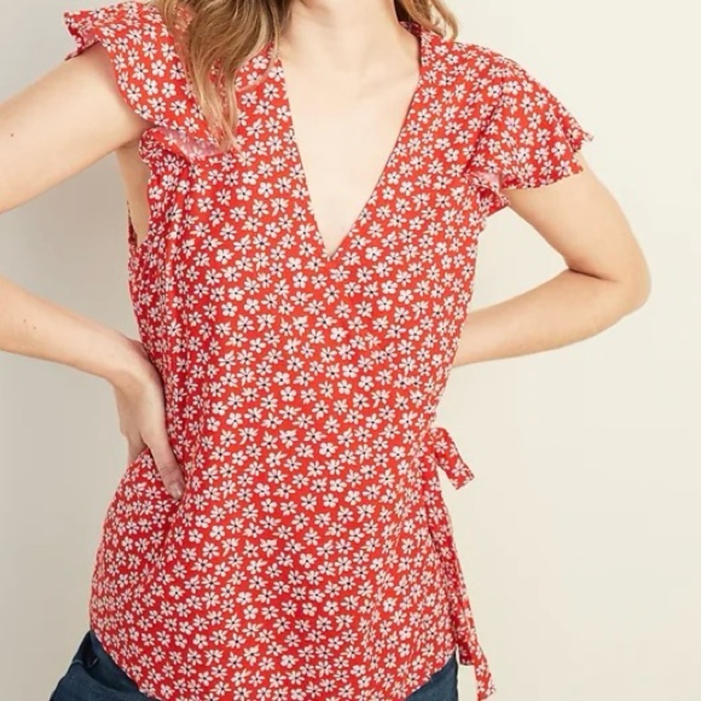 Old Navy wrap top